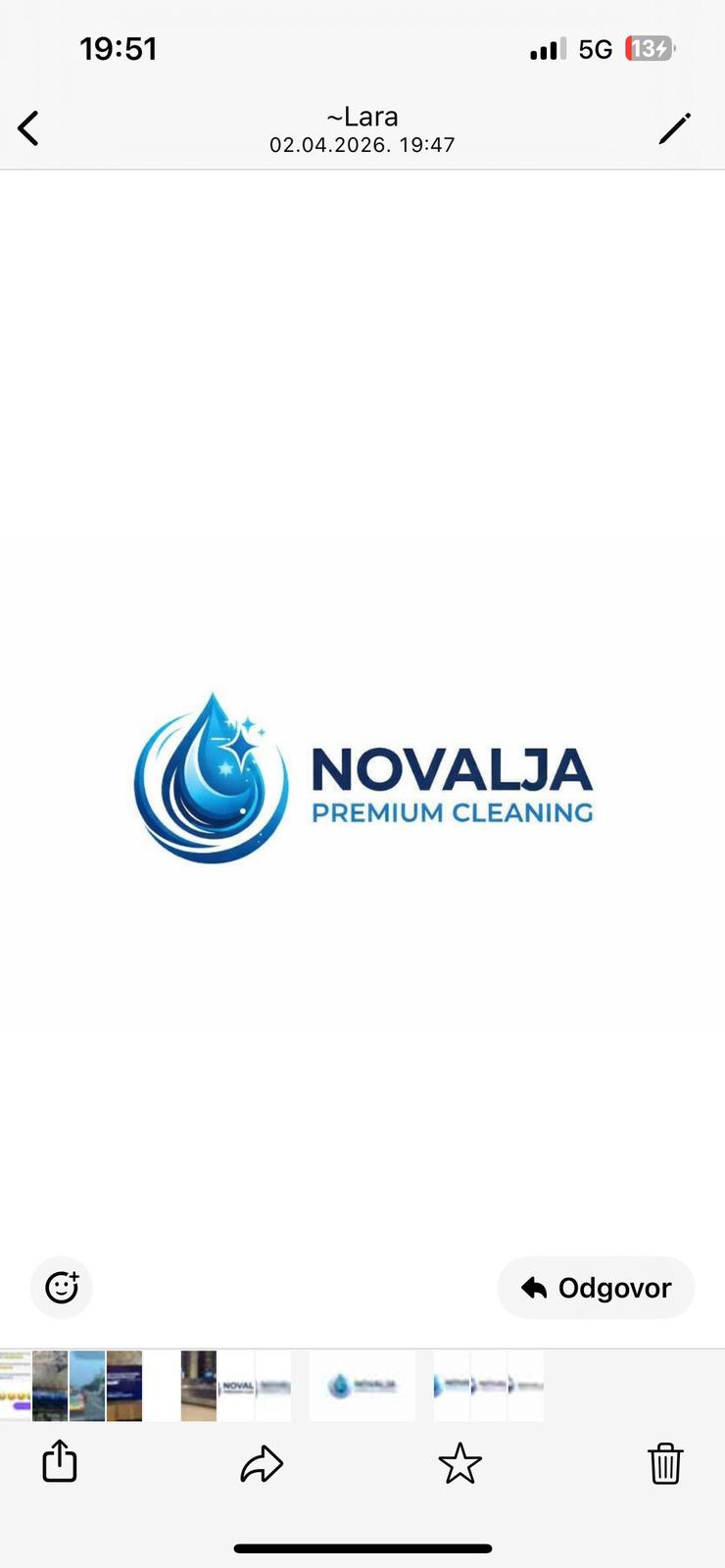 Novalja Premium Cleaning identitet
